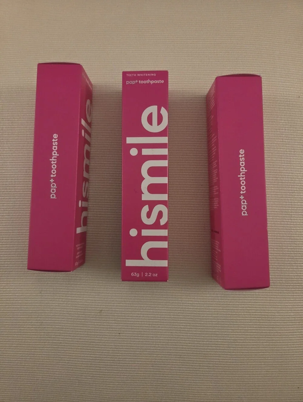 PAP+ HiSmile Whitening Toothpaste – 3-Tubes, 2.2 oz Each